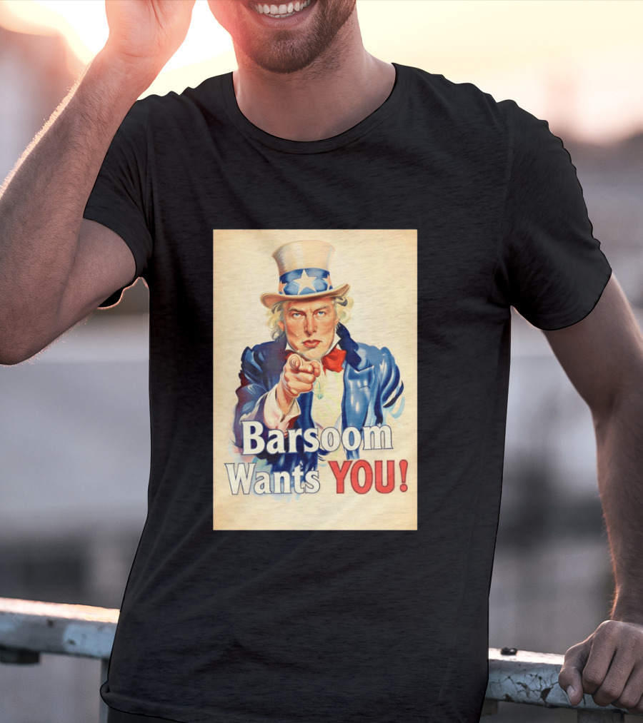 Elon Musk Uncle Sam Barsoom Wants You T-Shirt