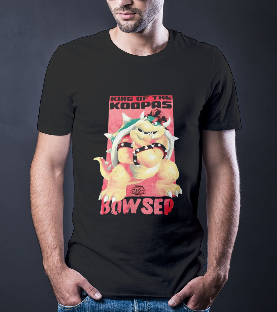 King Of The Koopas Bowser Mario Galaxy Movie T-Shirt