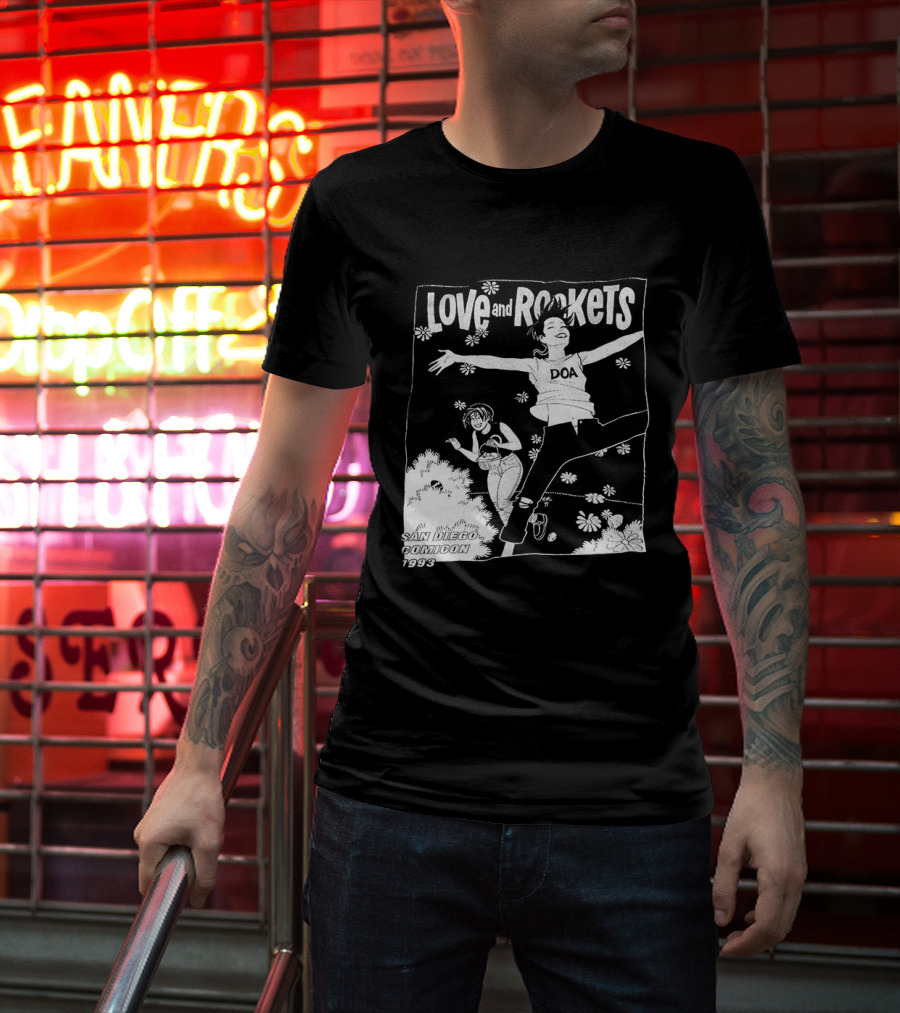 Love And Rockets San Diego Comicon 1993 Classic Cover T-Shirt