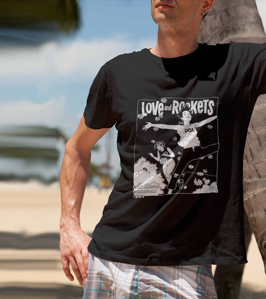 Love And Rockets San Diego Comicon 1993 Classic Cover T-Shirt