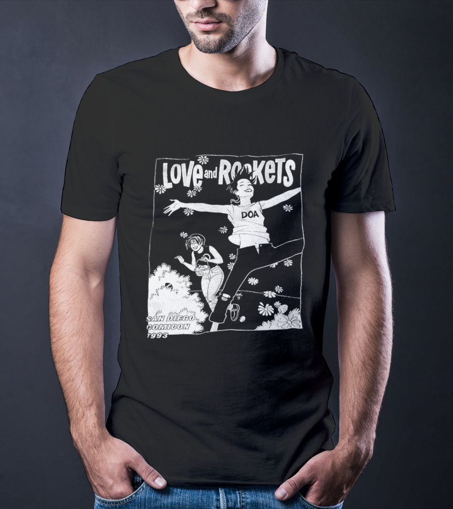 Love And Rockets San Diego Comicon 1993 Classic Cover T-Shirt