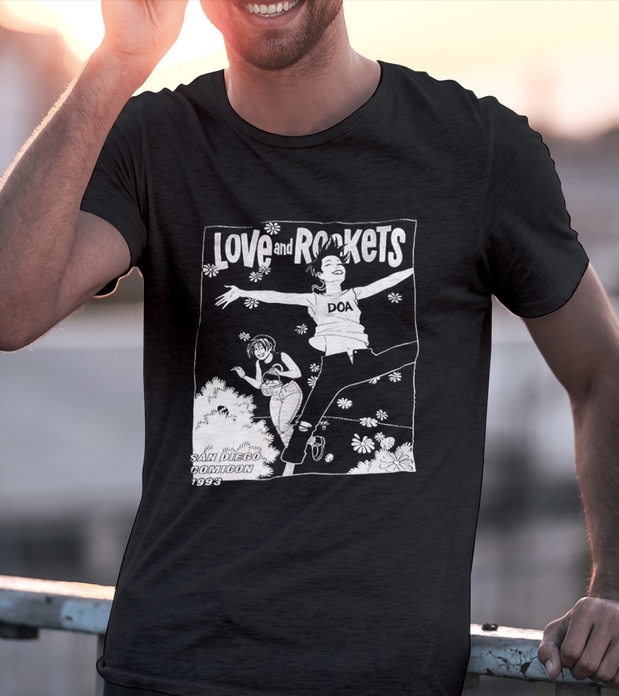 Love And Rockets San Diego Comicon 1993 Classic Cover T-Shirt