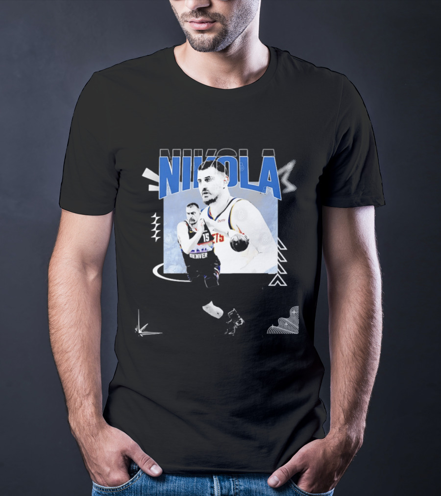 Denver Nuggets Nikola Jokic 15 Basketball T-Shirt