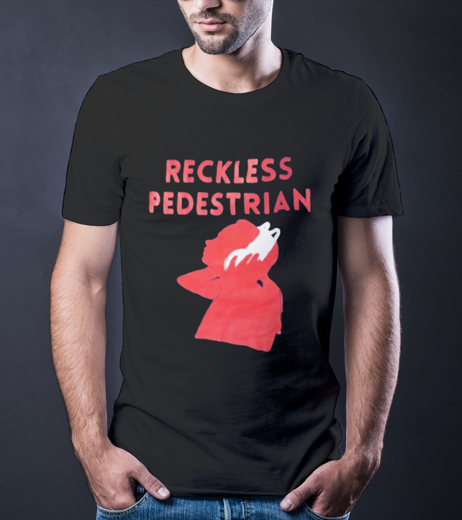 Reckless Pedestrian Bold Red T-Shirt