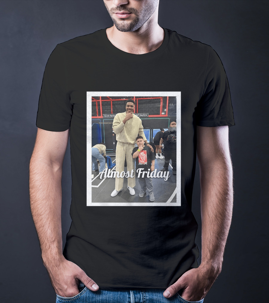 Rizzler Giannis Almost Friday MVP Machine T-Shirt