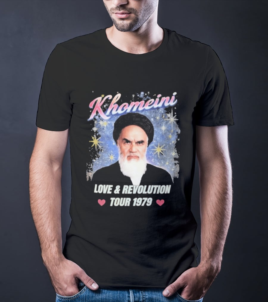 Khomeini Love & Revolution Tour 1979 T-Shirt