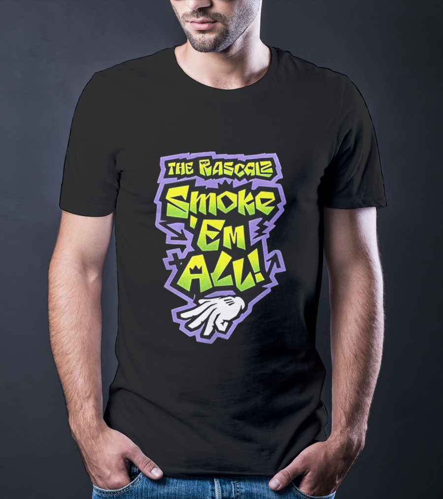 The Rascalz Smoke 'Em All Hand Gesture Street T-Shirt