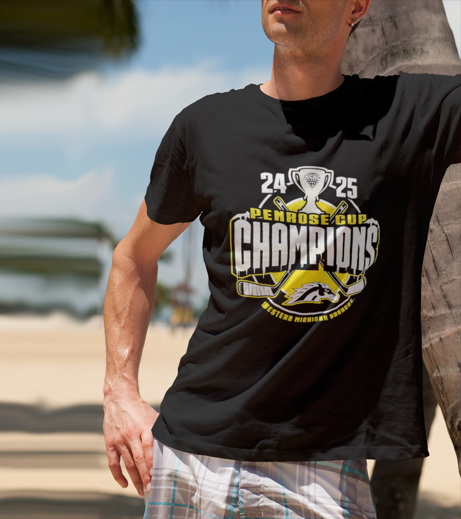 Western Michigan Broncos 2025 Penrose Cup Champions T-Shirt