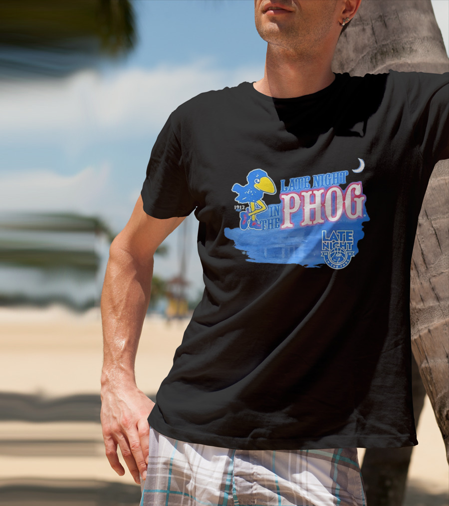 Late Night In The Phog Kansas Jayhawks Since 1912 Basketball Tradition T-Shirt