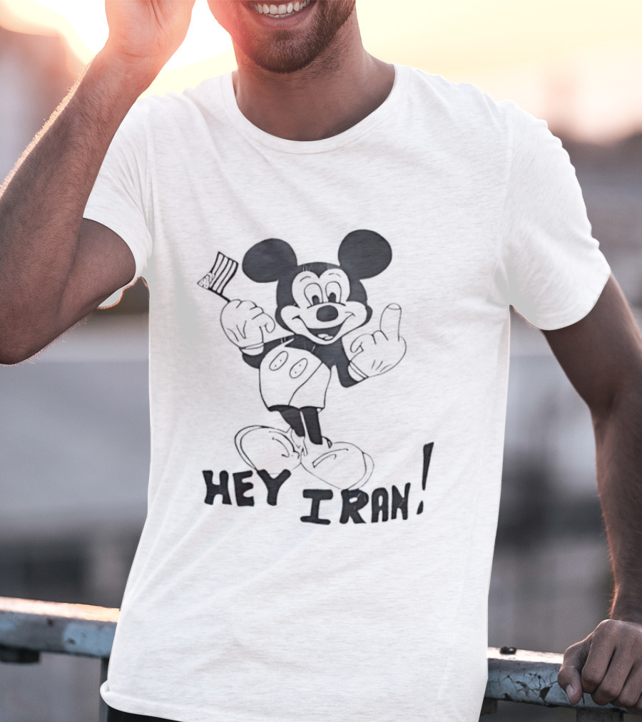 Hey Iran Mickey Mouse T-Shirt