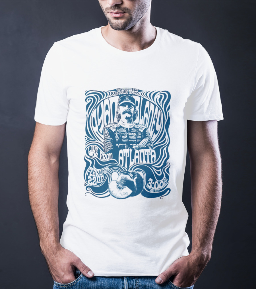 Ryan Blaney Live From Atlanta February 22nd 3:00 Dark Horse Team Penske T-Shirt