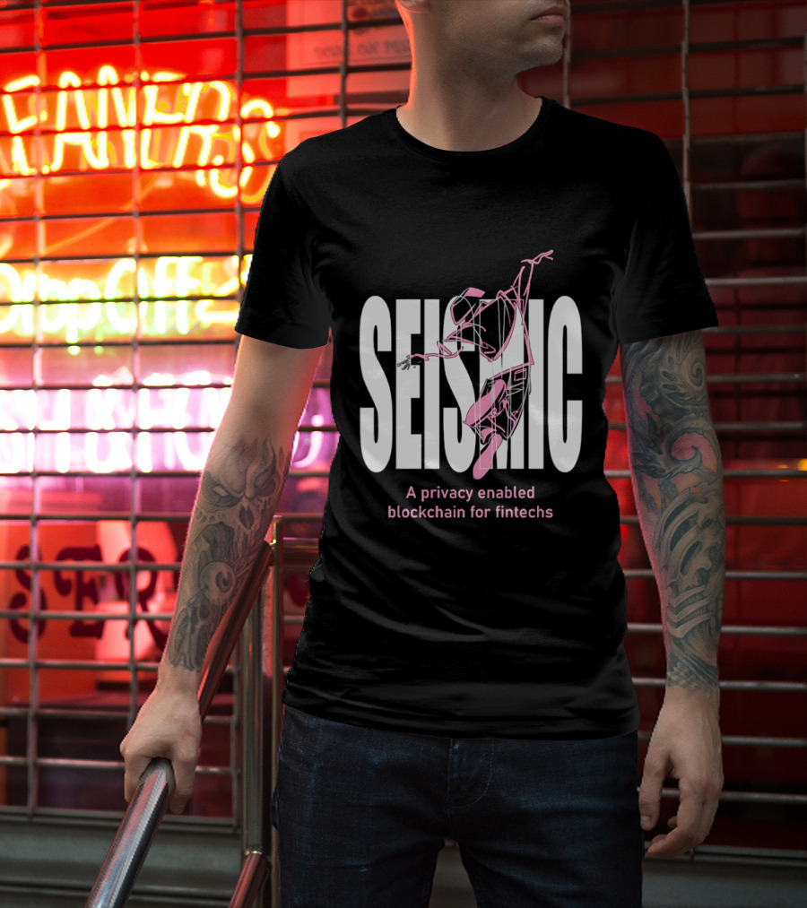 Seismic Privacy Enabled Blockchain For Fintechs T-Shirt