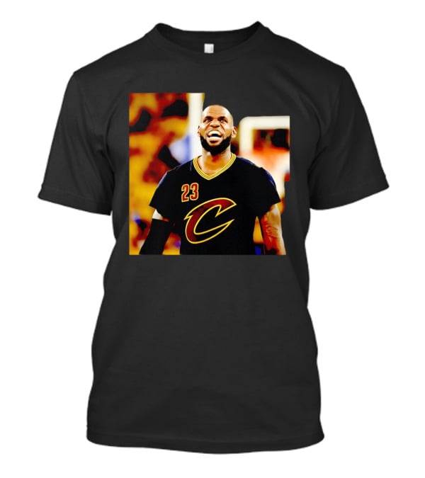 LeBron James Cleveland Cavaliers 23 Iconic Basketball Image T-Shirt