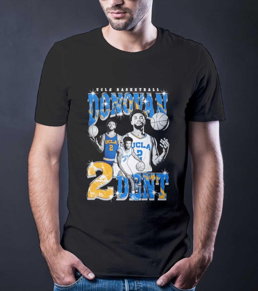 Donovan Dent 2 UCLA Bruins Basketball Player Vintage Team Spirit T-Shirt