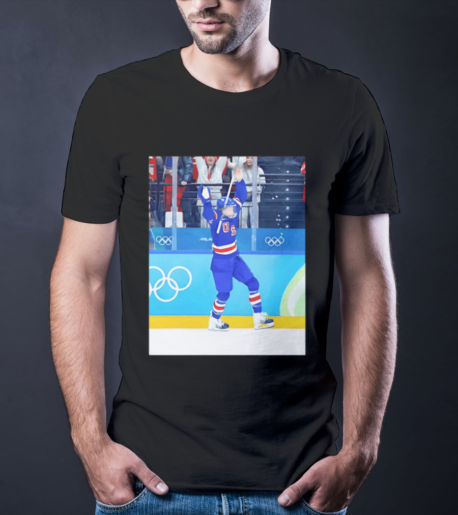 Megan Keller USA Women's Ice Hockey 2026 Olympics Celebration T-Shirt
