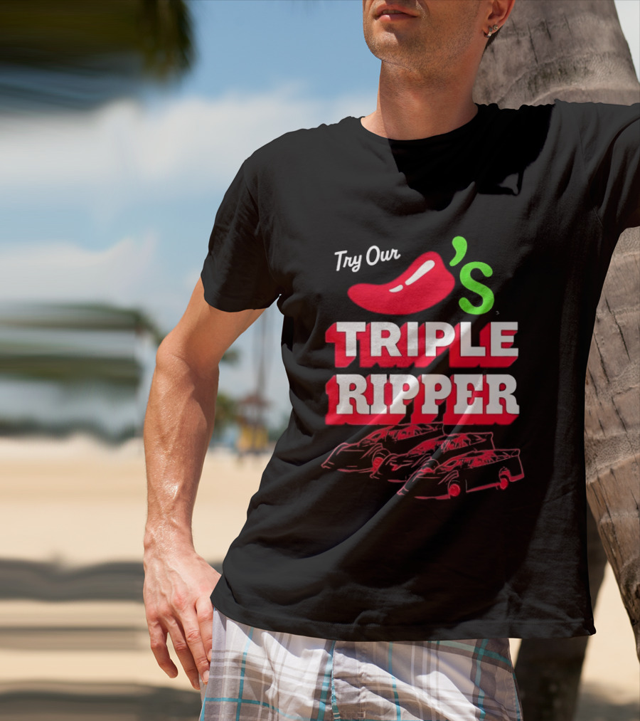 Try Our Chili's Triple Ripper Racing Cars T-Shirt