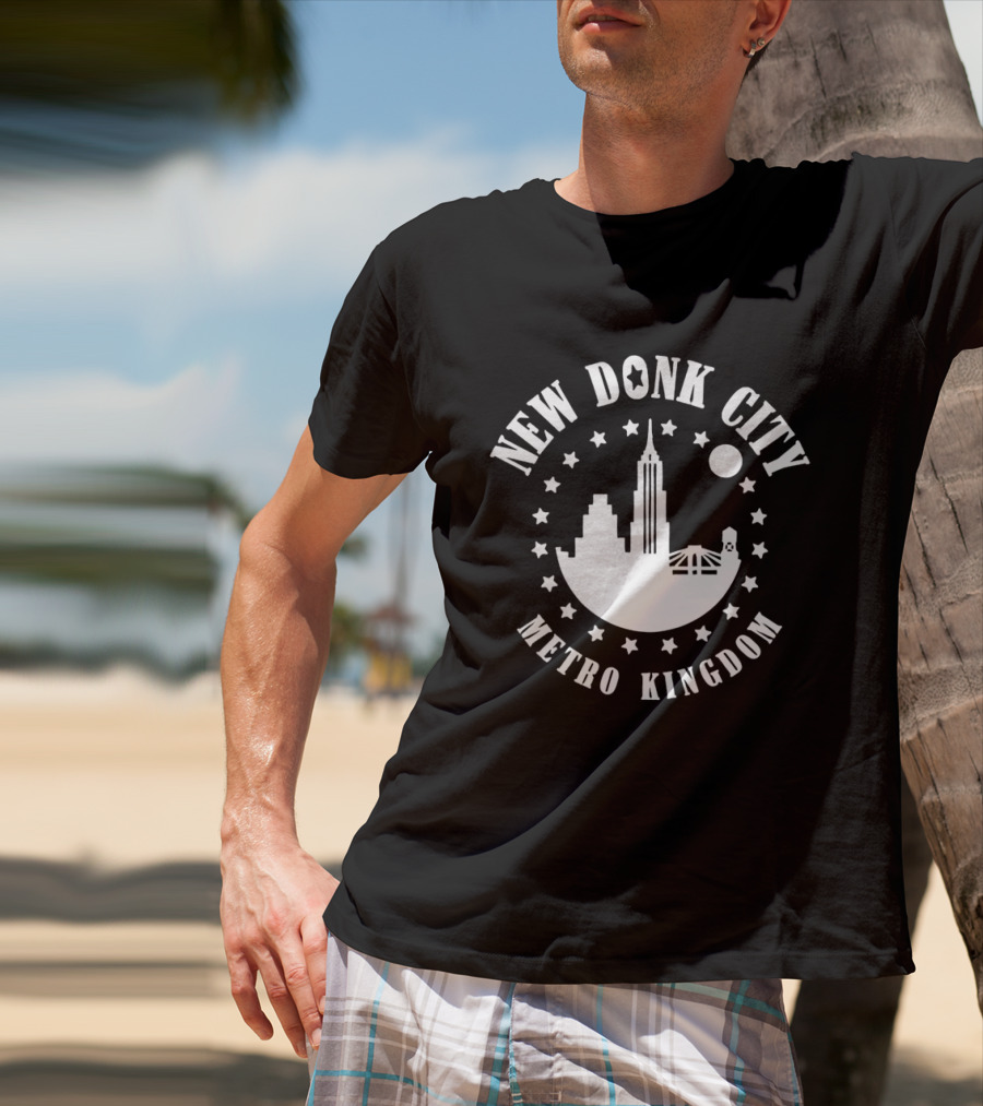 New Donk City Metro Kingdom Skyline And Stars T-Shirt
