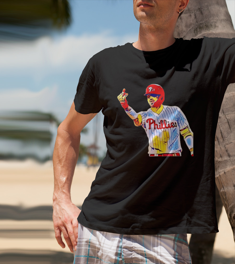 Philadelphia Phillies Nick Castellanos Gesture Baseball Moment T-Shirt