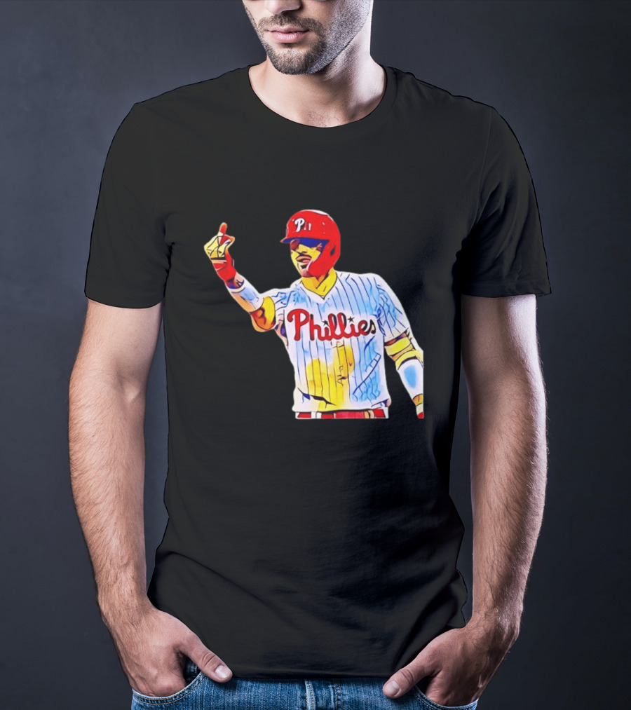 Philadelphia Phillies Nick Castellanos Gesture Baseball Moment T-Shirt