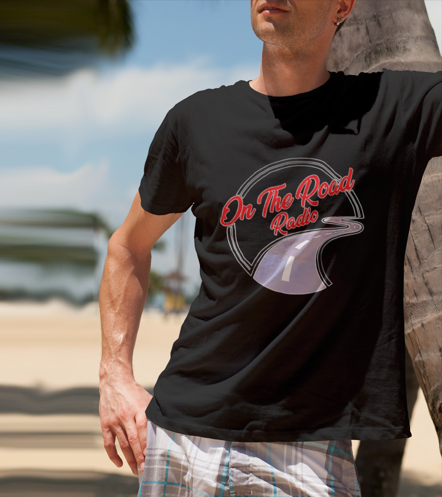 On The Road Radio Winding Highway Adventure T-Shirt