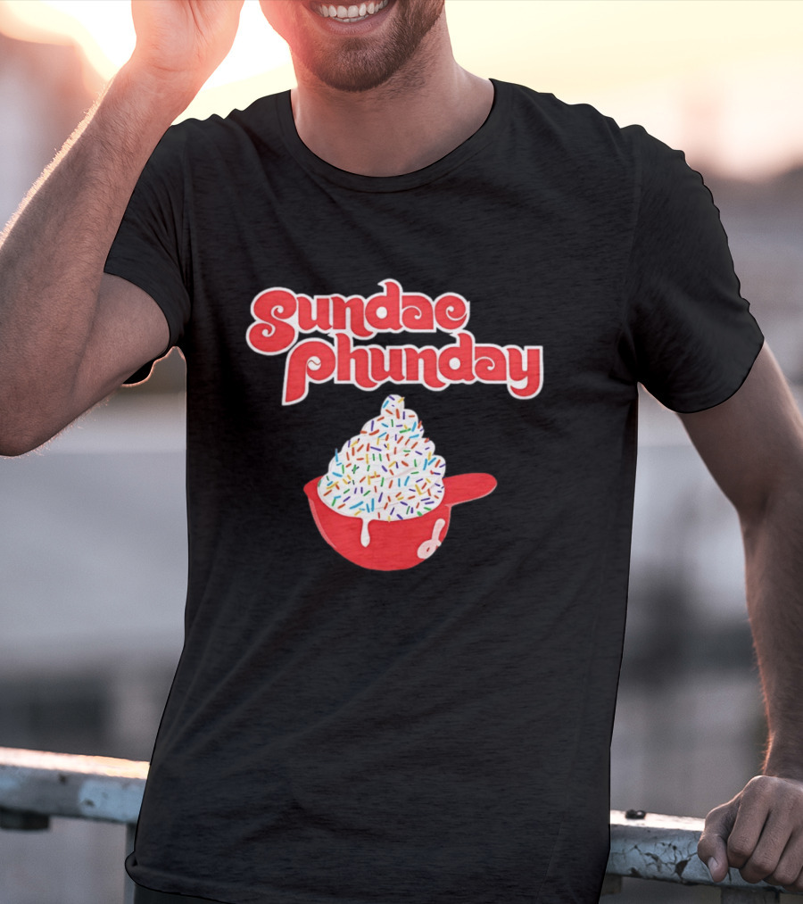 Philadelphia Phillies Sundae Phunday Ice Cream Helmet Sprinkle Delight T-Shirt