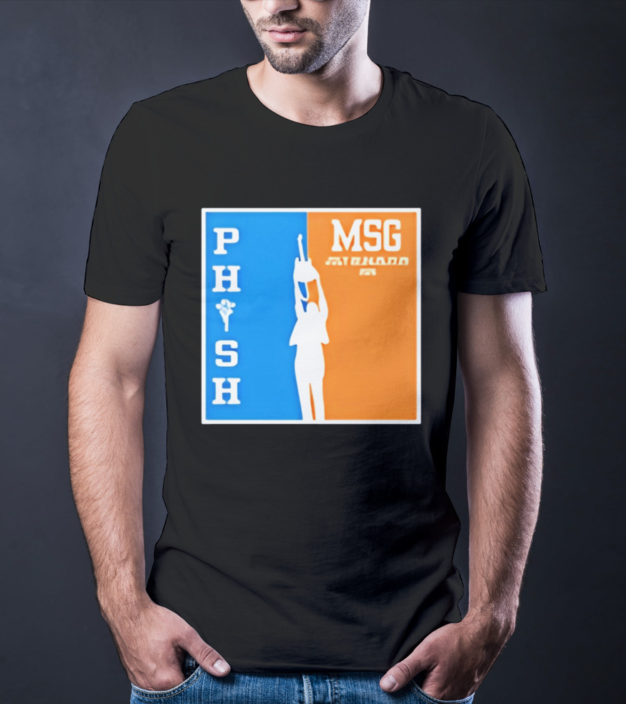 PHISH MSG Silhouette Guitar Concert Event T-Shirt