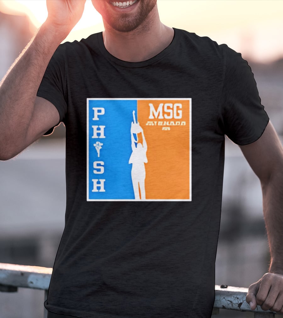 PHISH MSG Silhouette Guitar Concert Event T-Shirt