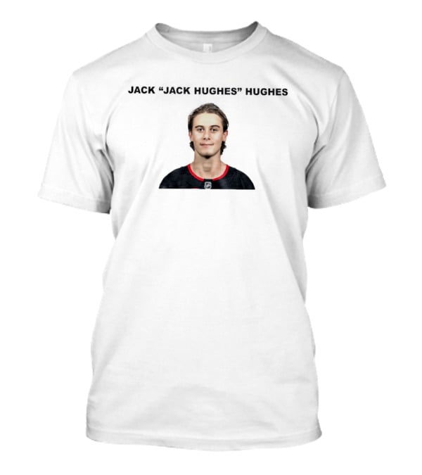 Jack Jack Hughes Hughes NHL Player T-Shirt