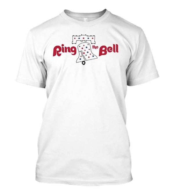 Philadelphia Phillies Ring The Bell Stars Liberty Bell T-Shirt