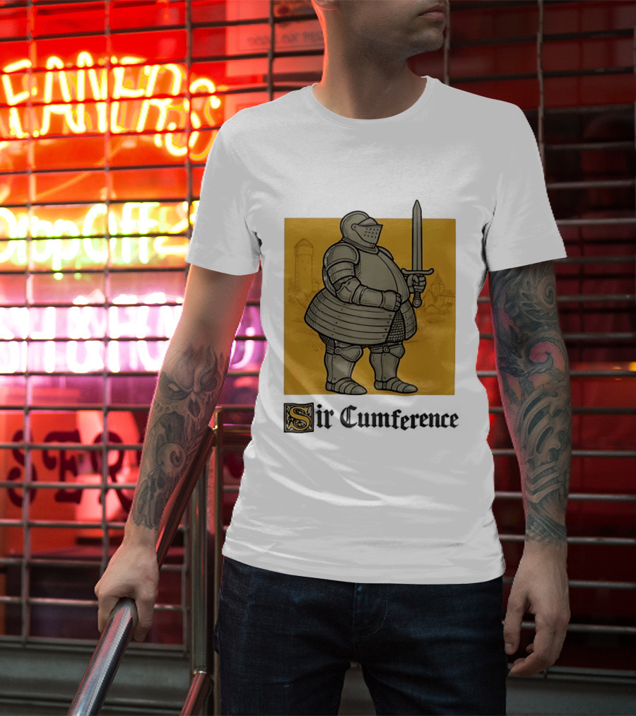 Sir Cumference Chubby Medieval Soldier Holding Sword T-Shirt