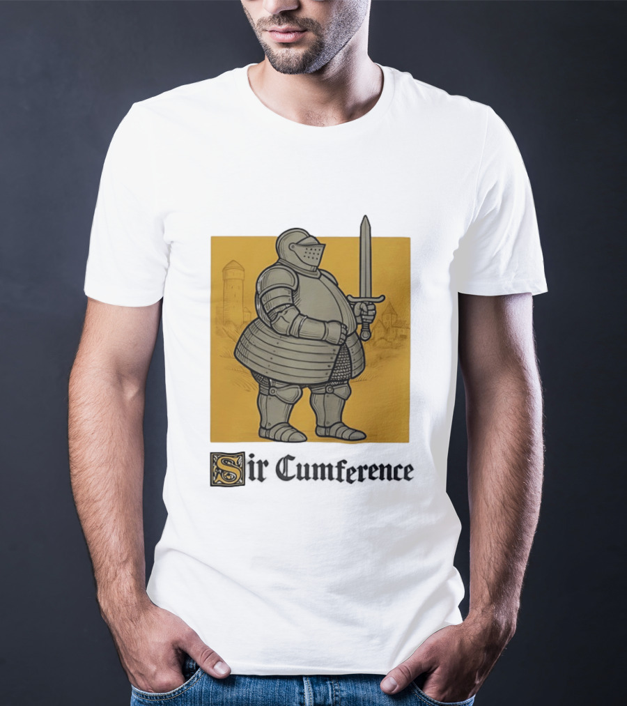 Sir Cumference Chubby Medieval Soldier Holding Sword T-Shirt