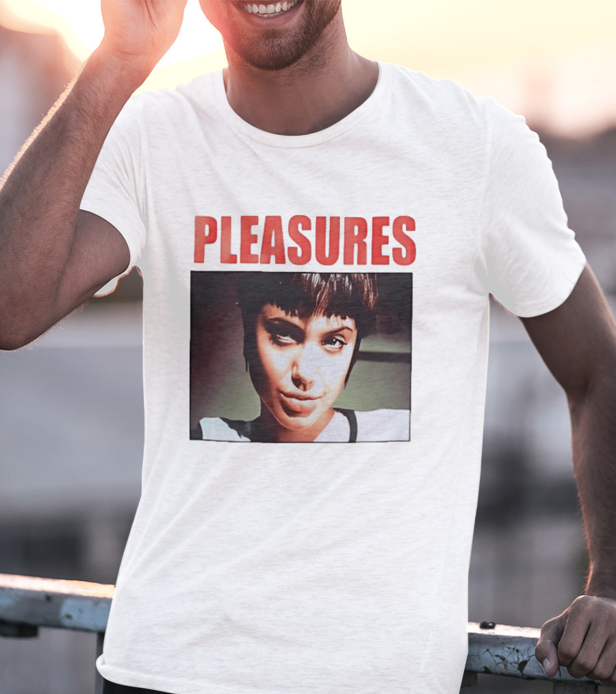 Pleasures Angelina Jolie Bold Typography Fashion T-Shirt