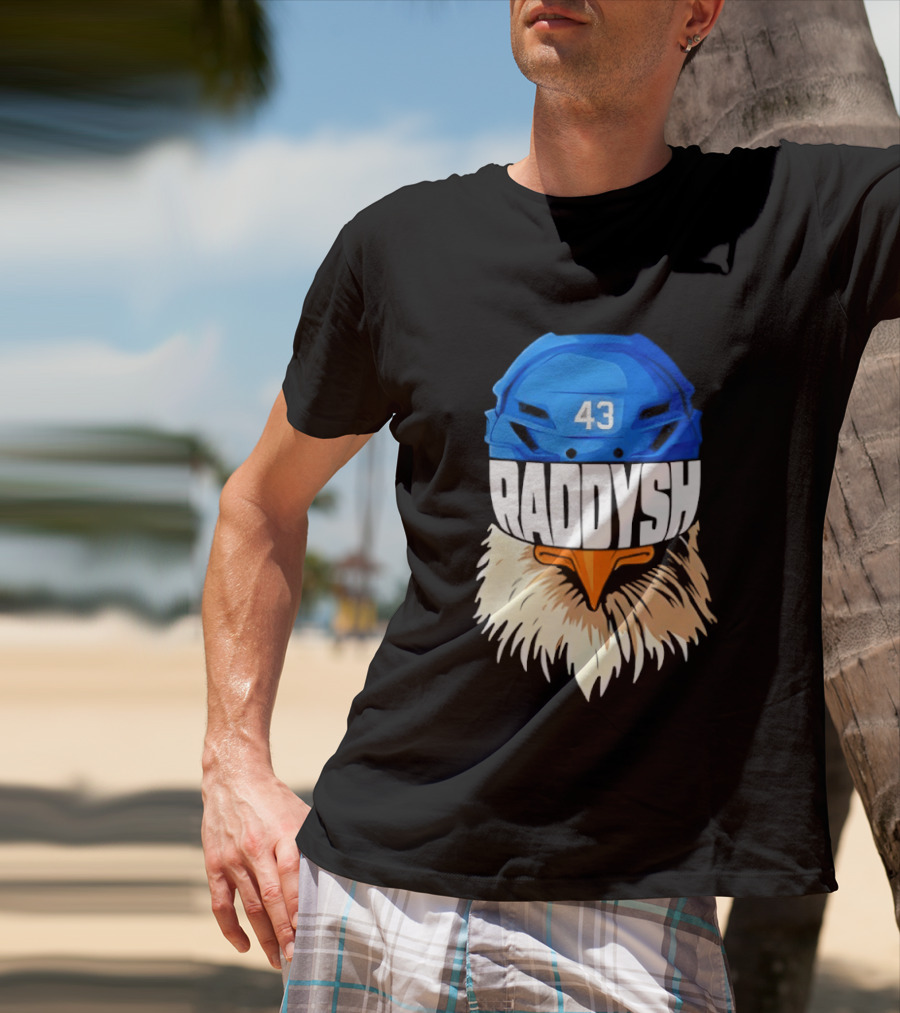 Tampa Bay Lightning Raddysh Bald Eagle 43 Helmet T-Shirt