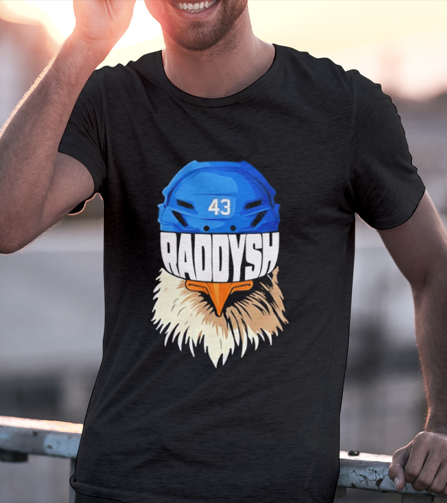 Tampa Bay Lightning Raddysh Bald Eagle 43 Helmet T-Shirt