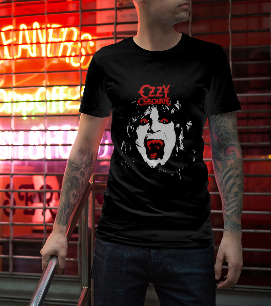 Ozzy Osbourne Vampire Horror Face T-Shirt