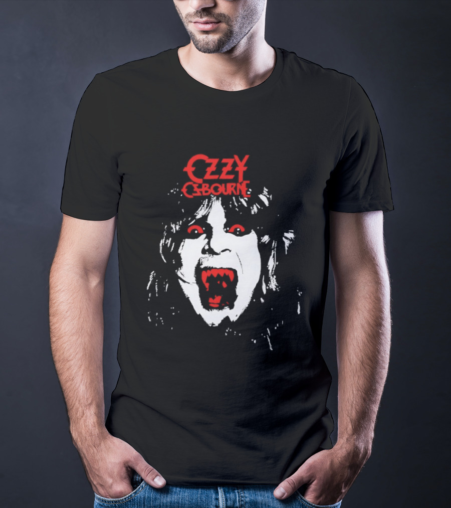 Ozzy Osbourne Vampire Horror Face T-Shirt