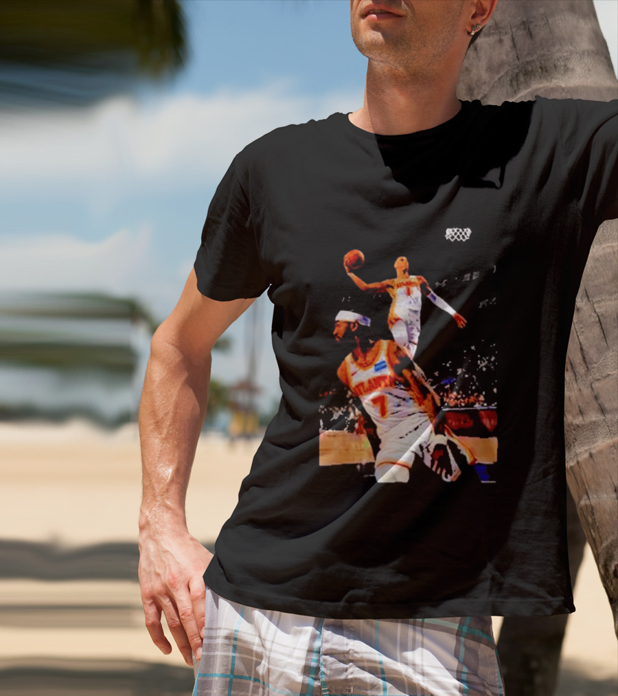 Nickeil Alexander Walker Jalen Johnson Slam Dunk Atlanta Hawks Basketball T-Shirt