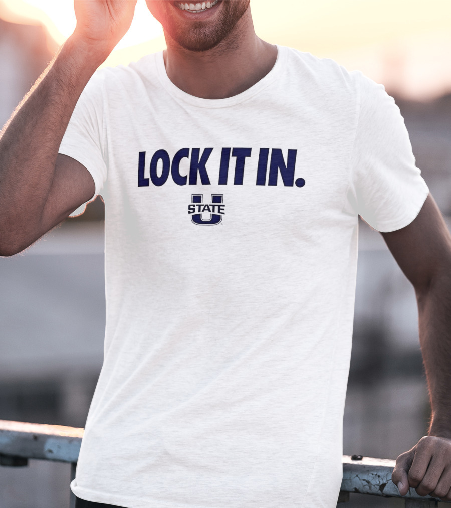 Utah State Aggies Lock It In 2026 U State U T-Shirt