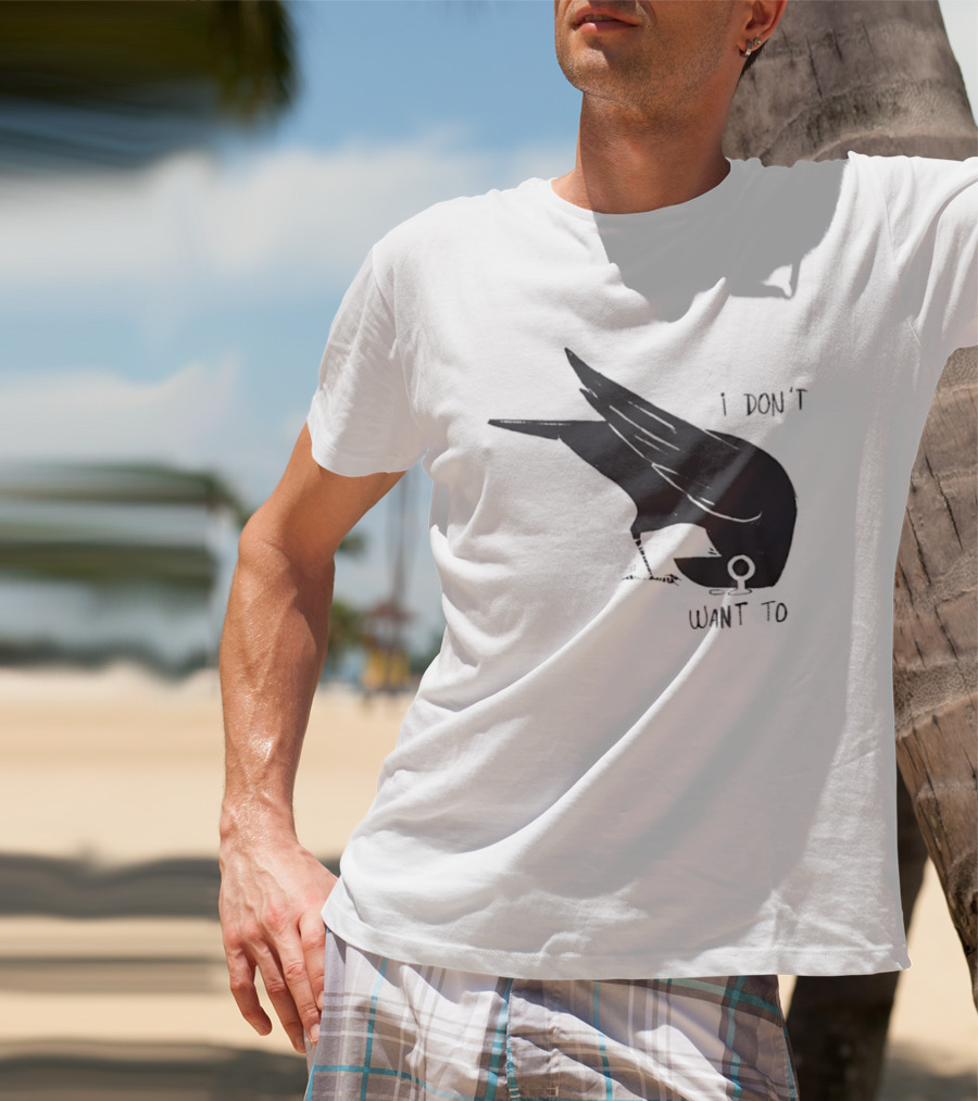 Raven I Don't Want To T-Shirt