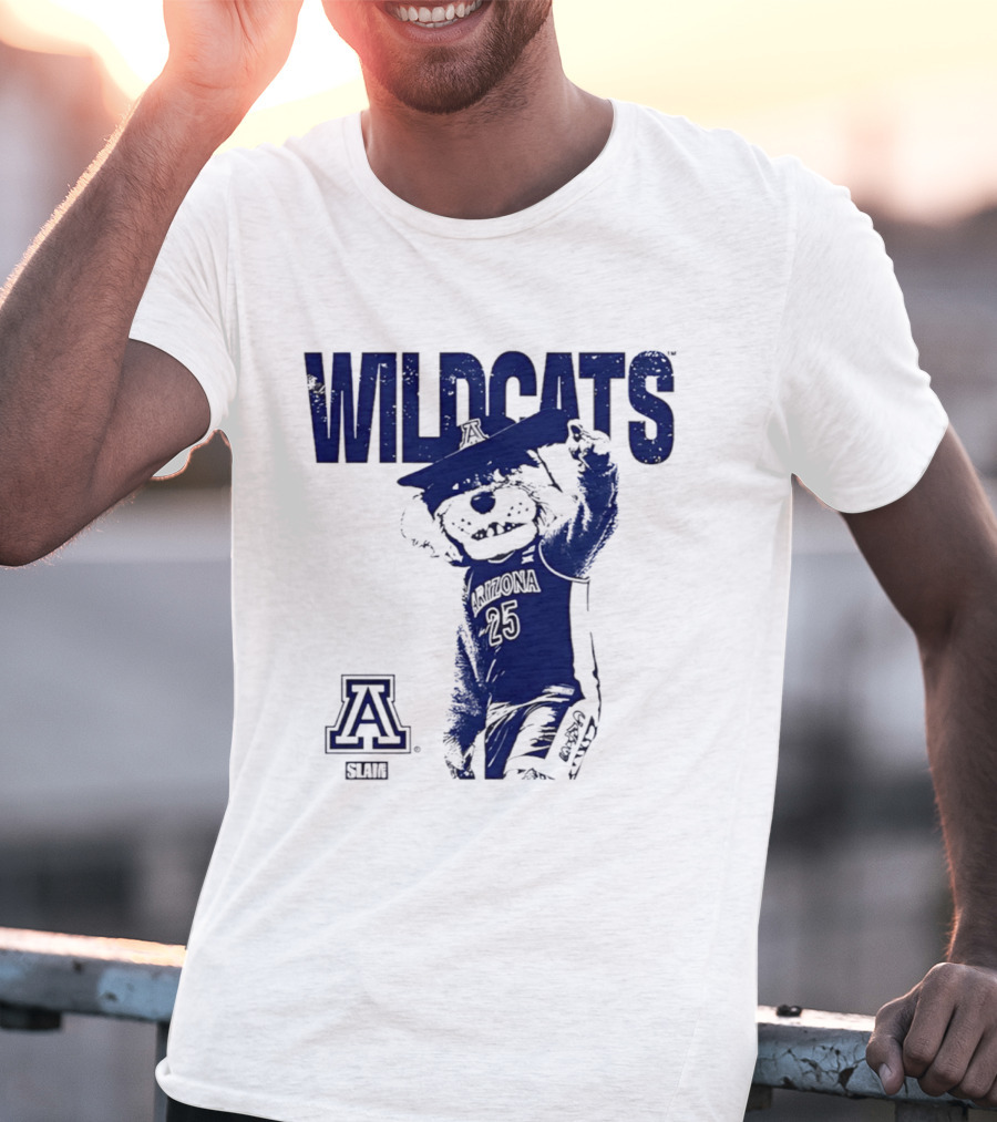 Arizona Wildcats Slam Mascot Spirit T-Shirt