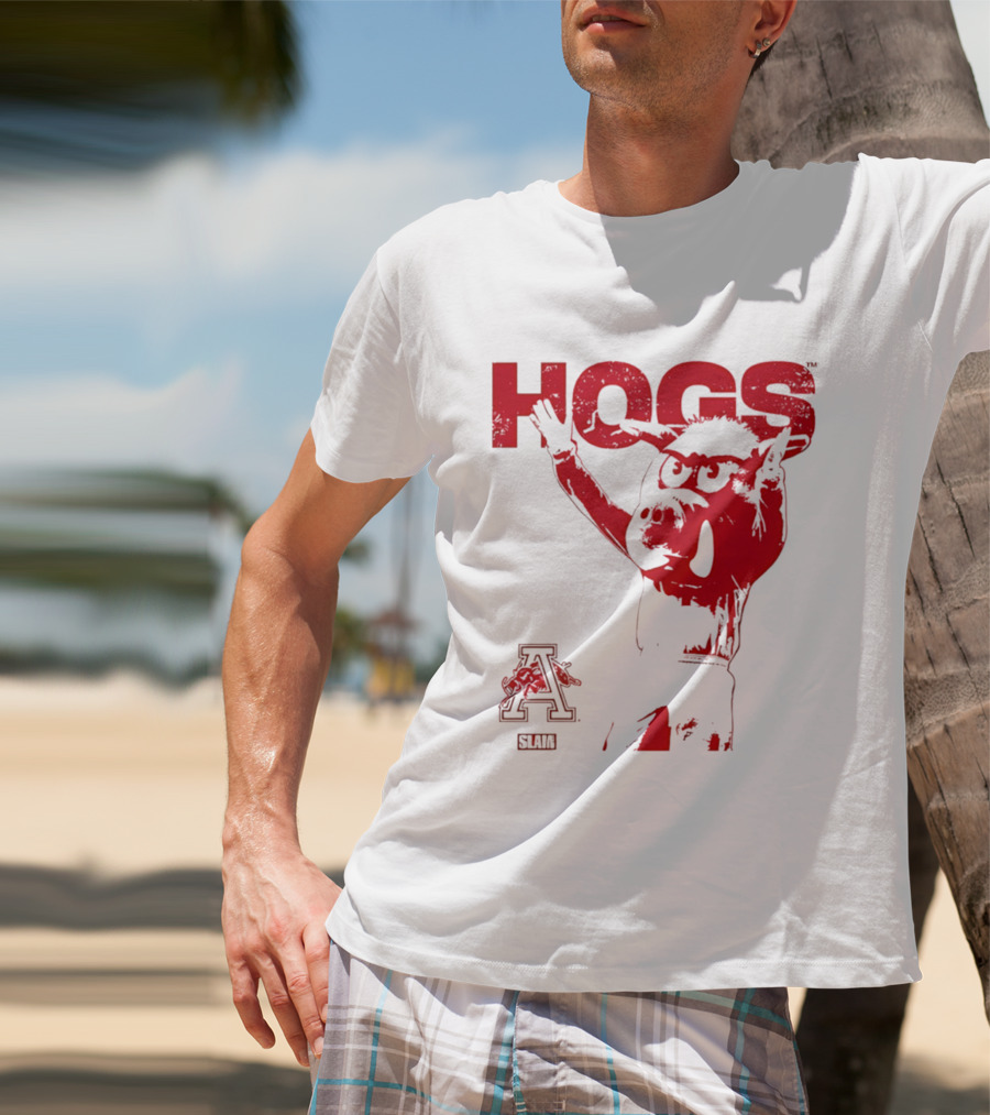 Arkansas Hogs Slam A Mode T-Shirt