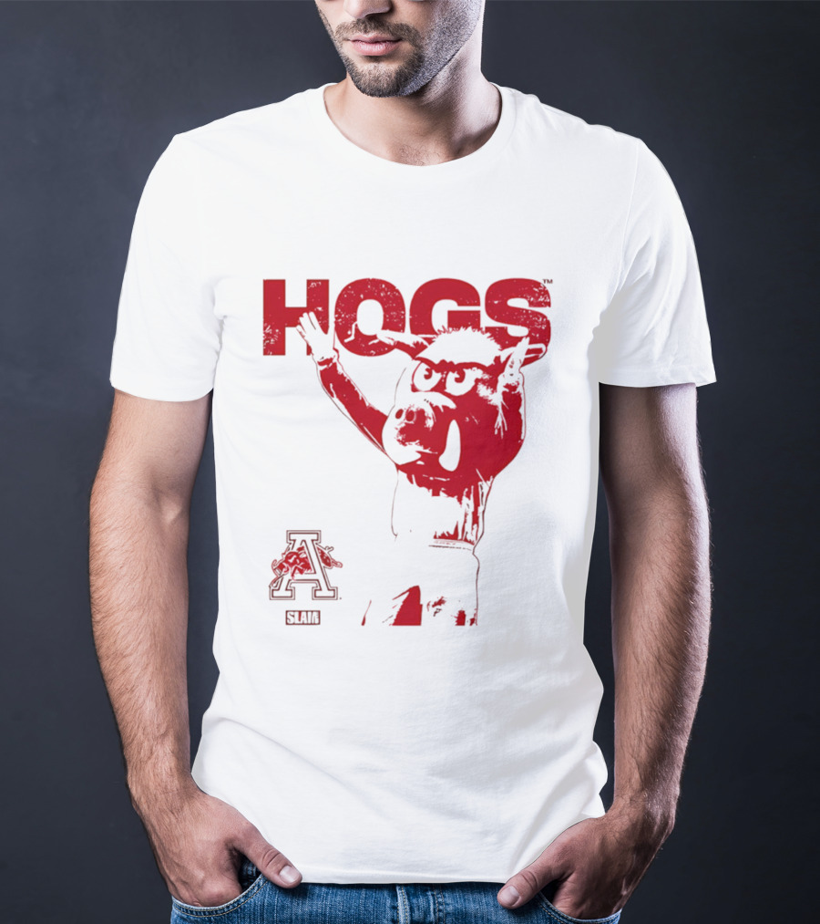 Arkansas Hogs Slam A Mode T-Shirt