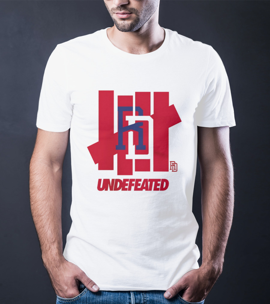 Dominican Republic Baseball RD Undefeated Red Blue T-Shirt