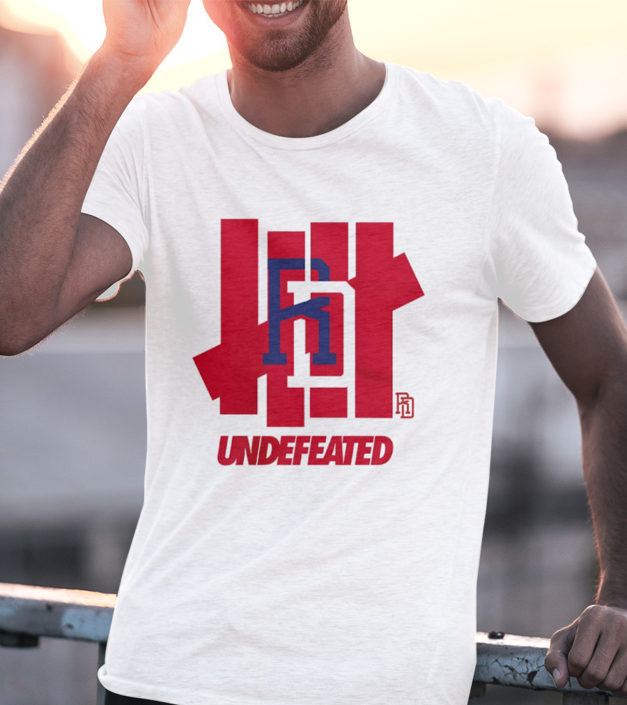 Dominican Republic Baseball RD Undefeated Red Blue T-Shirt