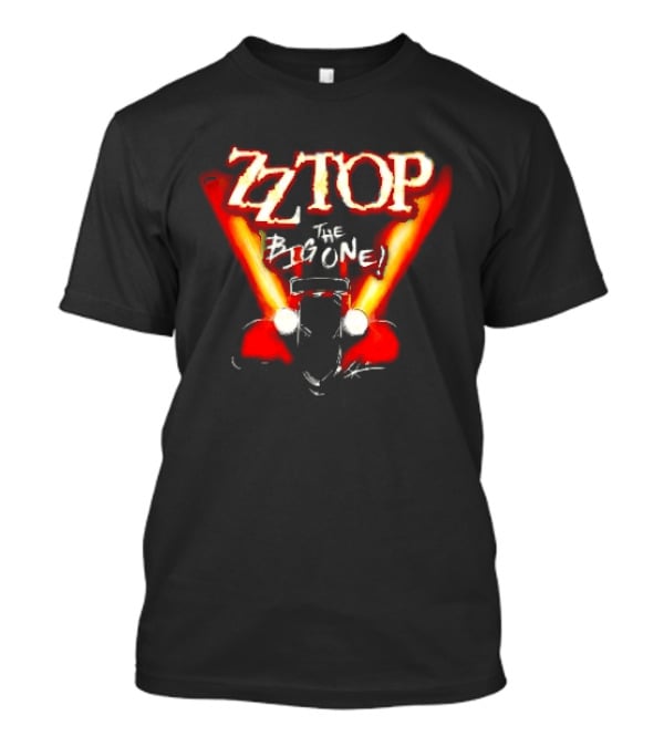 ZZ Top The Big One Baseball Bat Crossed Lights T-Shirt