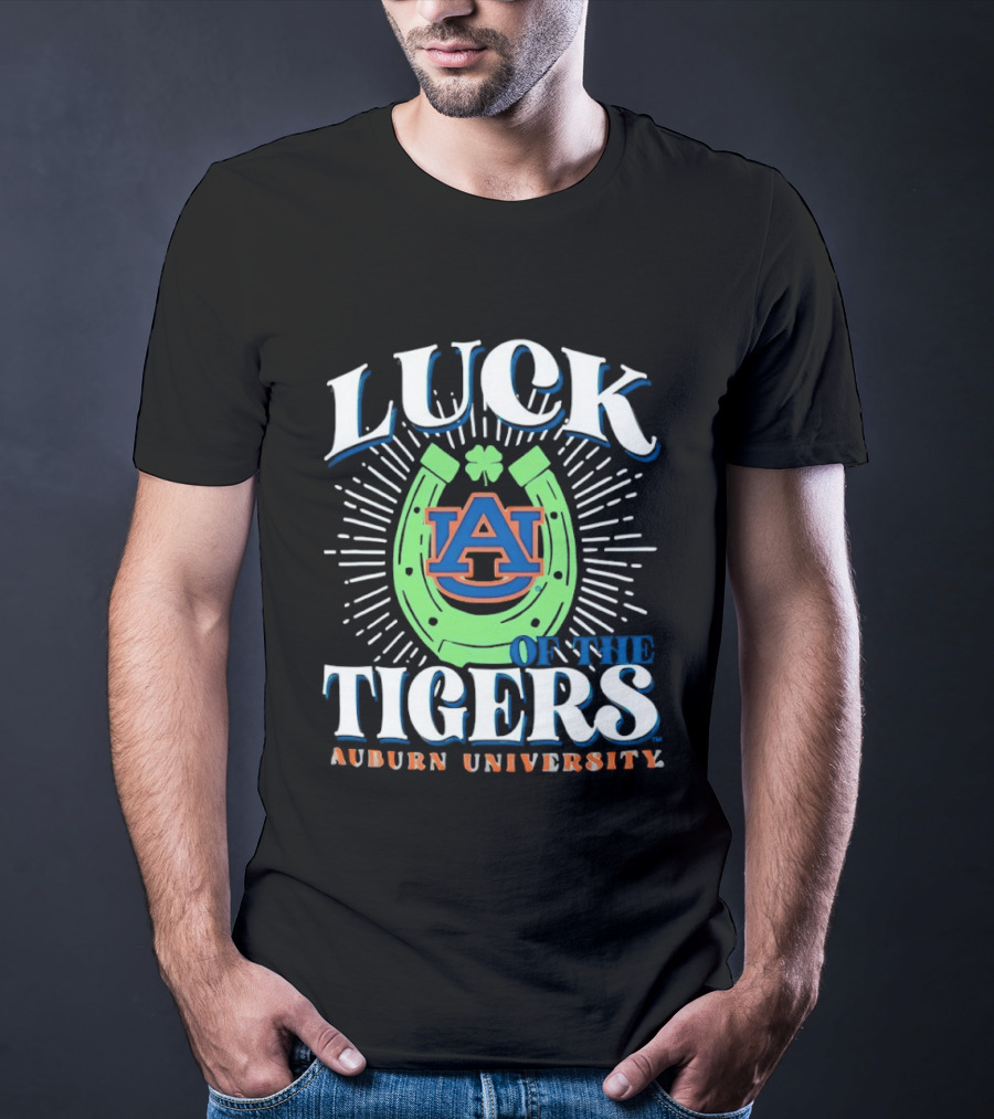 Luck On The Auburn Tigers Auburn University T-Shirt