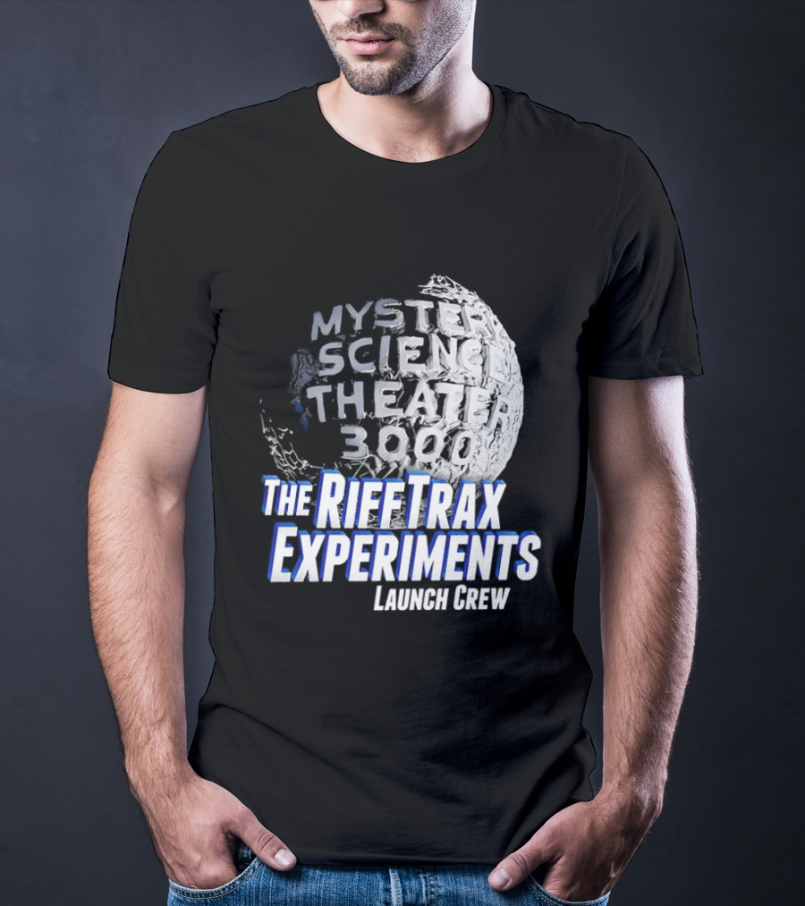 Mystery Science Theater 3000 The Rifftrax Experiments Launch Crew T-Shirt