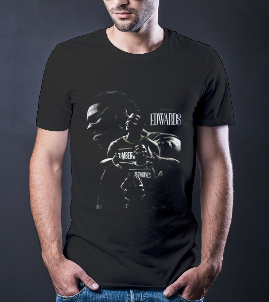 Anthony Edwards Ant Man Minnesota Timberwolves Neon Green T-Shirt