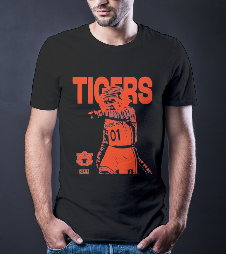 Auburn Tigers 01 Slam Auburn Sports Team T-Shirt