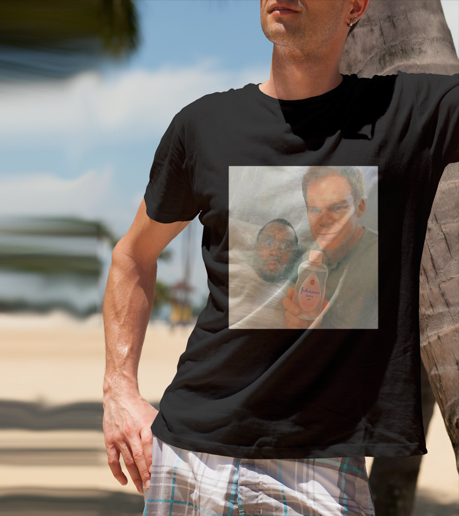 Dexter's Baby Oil With Diddy Wrapped In Plastic T-Shirt